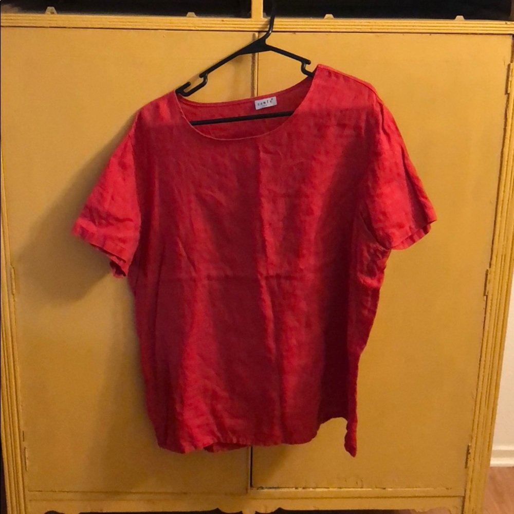 Linen shirt tunic